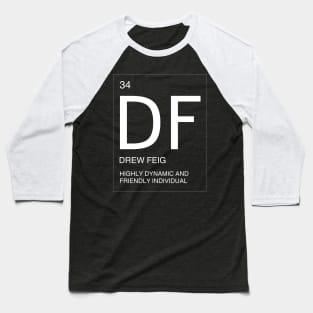 DF Element: Where Dynamism Meets Friendliness Baseball T-Shirt